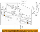 13286681 Gm Oem Steering Tie Rod Nut