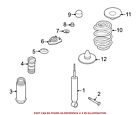 33503404974 Genuine Bmw For Coil Spring Damper Rear