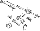 5014821-aa Jeep Genuine Oem Difrntal Cover