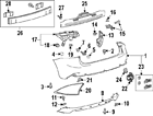 52023-53080 Lexus Genuine Oem Impact Bar
