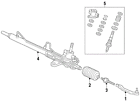 53010-tk8-a01 Honda 53010tk8a01 Genuine Oem