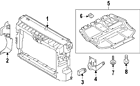 561121284 Volkswagen Genuine Oem Air Baffle 561121284 Volkswagen Genuine Oem Air Baffle