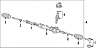 57700-0w100 Kia 577000w100 Genuine Oem