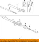 57724a9000 Kia Oem Sedona Steering Tie Rod End
