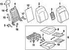 64100fj070 Subaru Genuine Oem Seat