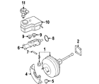 6q0-612-161 Volkswagen Genuine Oem Booster Assy Gasket 6q0-612-161 Volkswagen Genuine Oem Booster Assy Gasket