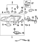 81070-30b62 Lexus 8107030b62 Genuine Oem