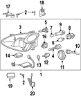 81150-0e031 Lexus 811500e031 Genuine Oem