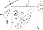 83241a7000 83241 A7000 Kia Genuine Oem Belt Wstrip
