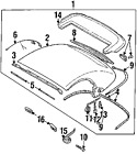 8n7-871-041-c-24a Audi 8n7871041c24a Genuine Oem
