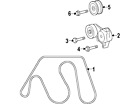 90916-02632 Lexus Genuine Oem Serpentine Belt 90916-02632 Lexus Genuine Oem Serpentine Belt