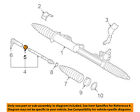 95534734100 Porsche Oem Cayenne Rod Assembly Nut