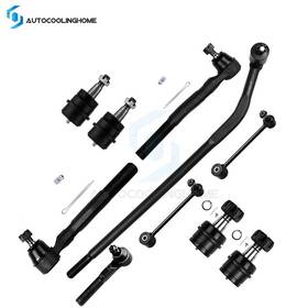 Cooling81370501 Autocoolinghome Front Inner Outer Tie Rod Upper Lower Ball Joints For 2007-2017 Jeep Wrangler