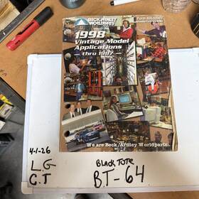 Beck Arnley 404-5098c Used 1998 Beck/arnley Worldparts Catolog Current Model Applications 1988-1998
