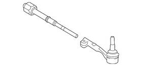 Bmw 32-10-6-858-672 Genuine Inner Tie Rod