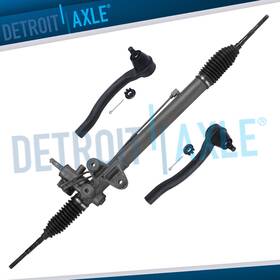 3ks471386 Detroit Axle Complete Power Steering Rack And Pinion Outer Tie Rods For 2009-2015 Honda Pilot