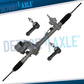 Detroit Axle 3ks473745 Electric Steering Rack And Pinion Outer Tie Rods Kit For 2011 2012 Ford Explorer