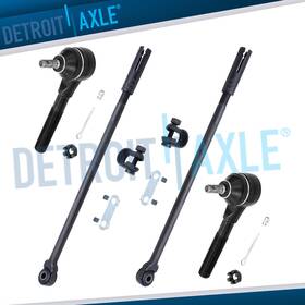 4s3000200 Detroit Axle Front Inner Outer Tie Rod Ends For 1999 - 2004 Chrysler Dodge Intrepid 300m Lhs
