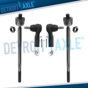 4s50298 Detroit Axle Front Inner And Outer Tie Rod Links For 2014 2015 2016 2017 2018 Jeep Cherok