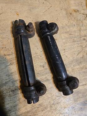 Gm 080066147727 1967-68 Chevy Camaro Steering Tie Rod End Adjusting Sleeves Oem