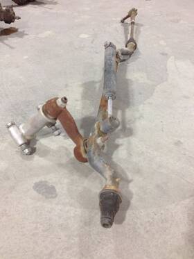 558.gm9y07 Gmc Truck 07 Sierra 2500 6.6l Diesel 75 Drag Link As Is 14435