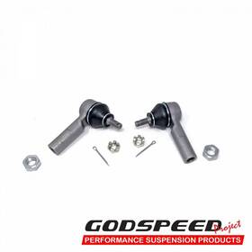 Sb-tr-ar02-10-a Godspeed Extended Tie Rod Ends Fits Rsx 02-06 Cast Iron Pillow Ball Joint Pair
