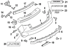 H5032-1kddh Nissan Genuine Oem Impact Bar