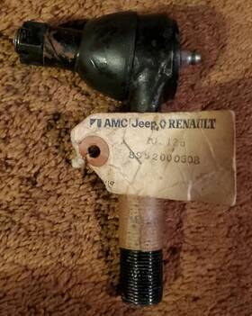 8952000608 Jeep 1984-1990 Cherokee Xj Steering Tie Rod End Nos