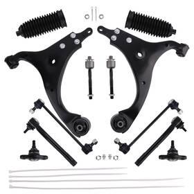 F3hqk0 Maxpeedingrods 12x Front Lower Control Arm Sway Bar Tie Rod For 2007-2012 Hyundai Elantra 2.0l