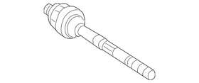 203-338-02-15 Mercedes-benz Genuine Inner Tie Rod