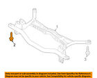 N10211202 Volkswagen Vw Oem Jetta Rear Rod Assembly Mount Bolt
