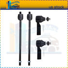 Pmt809949bs-2 Brand New Set Outer Inner Tie Rod Ends For Toyota