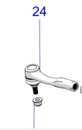 7061313 Polaris Used/new Expedition Right Hand Outer Tie Rod End