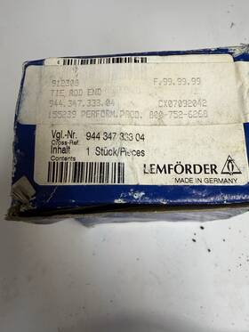94434733301 Uro Parts Steering Tie Rod End 94434733301 Uro Parts Steering Tie Rod End