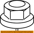 W711373s440 Ford Oem Super Duty Steering Tie Rod Nut
