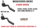 96-03 Mercedes E300 E320 E420 E430 Front Outer Tie Rod End Left & Right Pair. Fixed Price $83.33.
