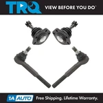 Trq 4 Piece Steering Suspension Kit Upper Ball Joints W/ Outer Tie Rod Ends New. Fixed Price $60.95.