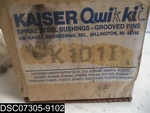 Missing Pin! Rusty: K101I Kaiser Qwikkit King Set. Fixed Price $110.46.