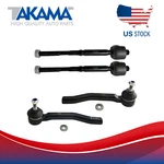 4 Pcs Steering Kit Outer+ Inner Tie Rod Ends For 13-19 Nissan Sentra NV200 Leaf. Fixed Price $53.93.