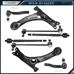 8PCS Front Lower Control Arms Sway Bars Tie Rod Ends For 2004-2009 Toyota Prius. Fixed Price $69.71.