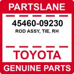 45460-09230 Toyota Oem Genuine Rod Assy, Tie, Rh. Fixed Price $51.92.