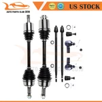Fit For 2002-2006 Honda Cr-v 8X Front Ball Joint Tie Rod End Kit Cv Axle Shaft. Fixed Price $144.68.