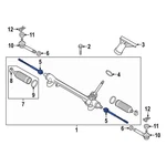 For Mazda CX-50 2023-2025 VA4032280 Outer Steering Tie Rod End. Fixed Price $49.36.
