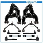 2WD Front Upper Lower Control Arms Tie Rods Suspension Kit Ford F-150 F-250. Fixed Price $190.61.