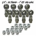 4 Link Radius Rod End Fabrication Kit 1/2"-20 X Heim Joints 1" .095 Wall. Fixed Price $149.99.