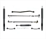 Front Shocks Drag Link Tie Rod Track Bar Kit For Jeep Wrangler 1991 1992 93 1995. Fixed Price $376.00.