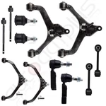 12PCS Sway Bar Link Tie Rod Control Arm & Ball Joint For 2002-2004 Jeep Liberty. Fixed Price $203.01.