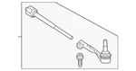 Genuine Bmw Tie Rod Assembly 32-10-5-A2B-D10. Fixed Price $237.88.