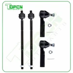 SET(4) Inner & Outer Tie Rod End Link Suspension Fits 1996-2000 Dodge Caravan. Fixed Price $36.90.