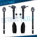 Front Inner Outer Tie Rod Ends W/ Boots For Chevy Malibu Pontiac G6 Saturn Aura. Fixed Price $45.08.